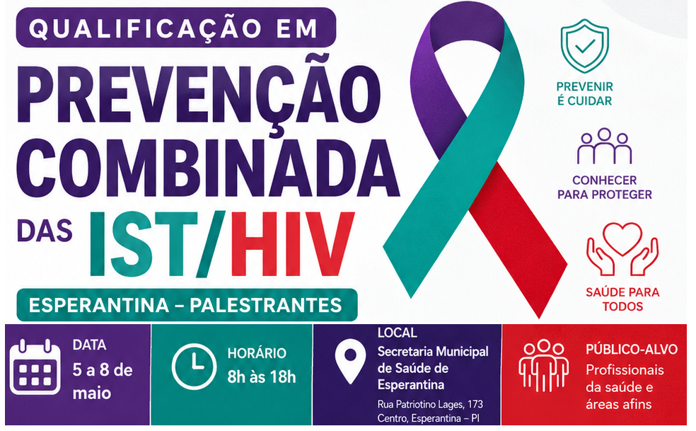 QUALIFICAÇÃO EM PREVENÇÃO COMBINADA DAS IST/HIV - ESPERANTINA