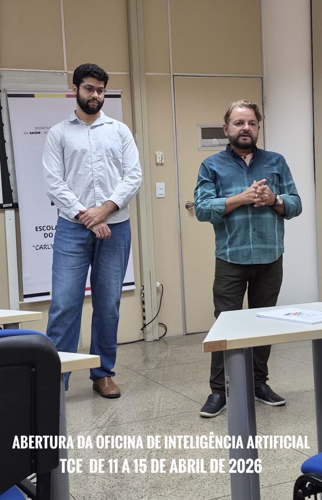 foto da aberura da oficina